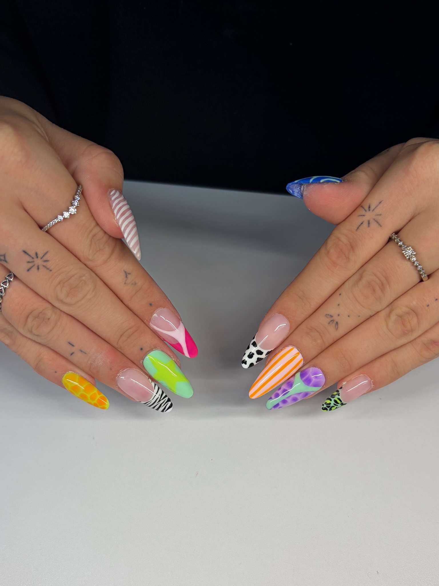 Nails by Kimberly Burke, Native Ink Tattoo